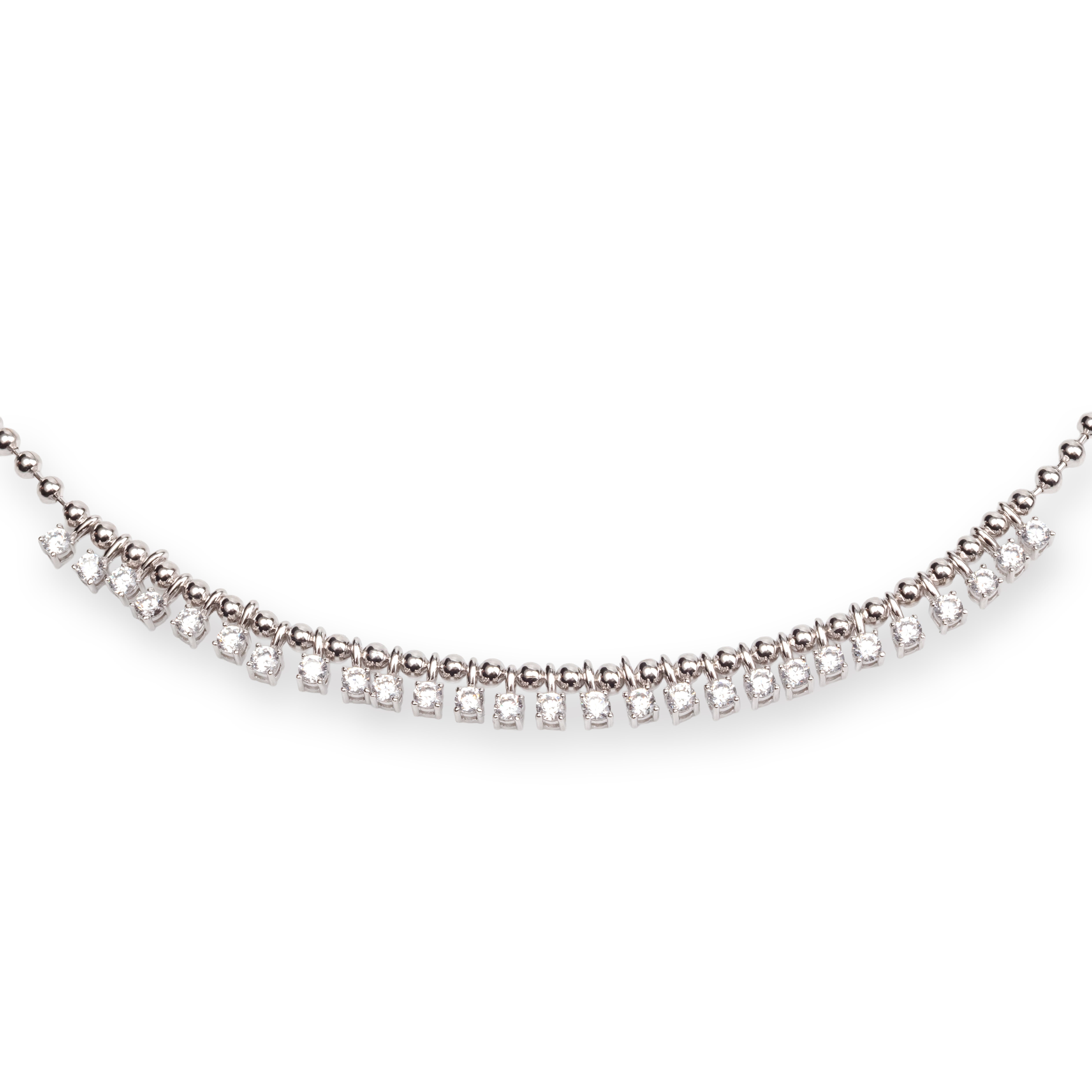 Silver Sparkling Necklace