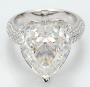 Statement Heart Silver Ring