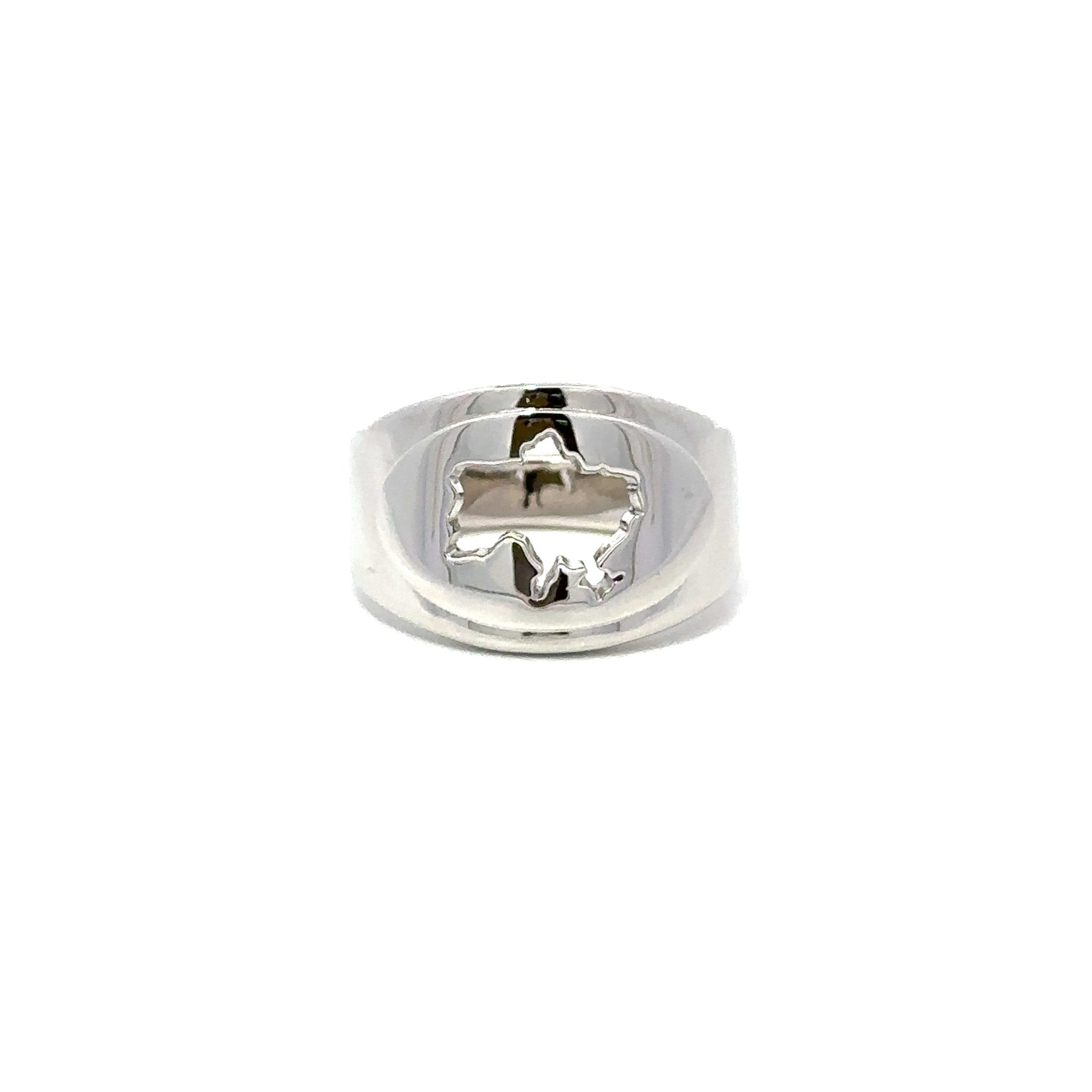 +380 Ukrainian Map Ring by Natkina