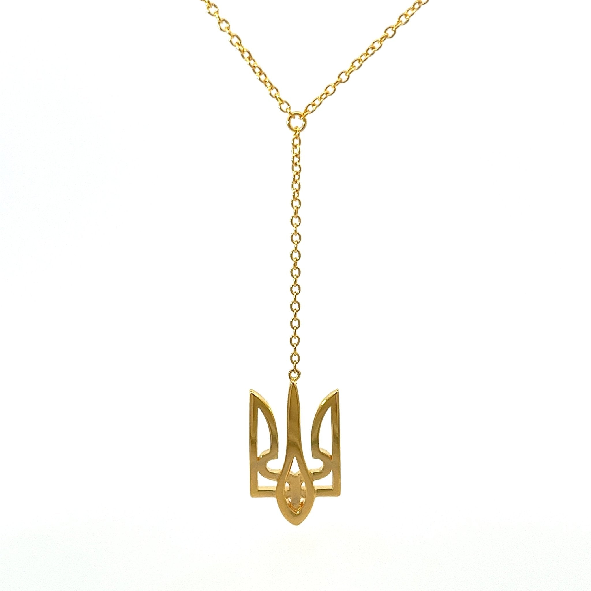 +380 Ukrainian Necklace with Coat of Arms by Natkina