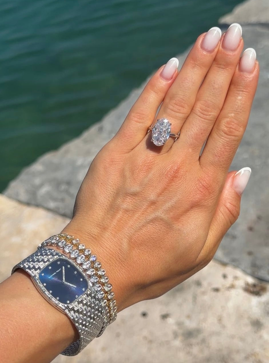 Hailey Bieber Inspired Engagement Ring