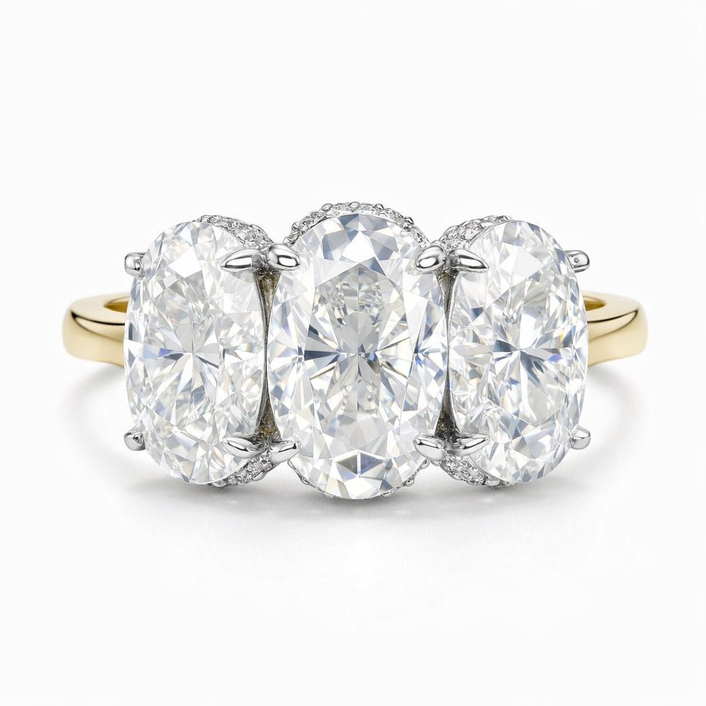 Oval Trilogy Ring