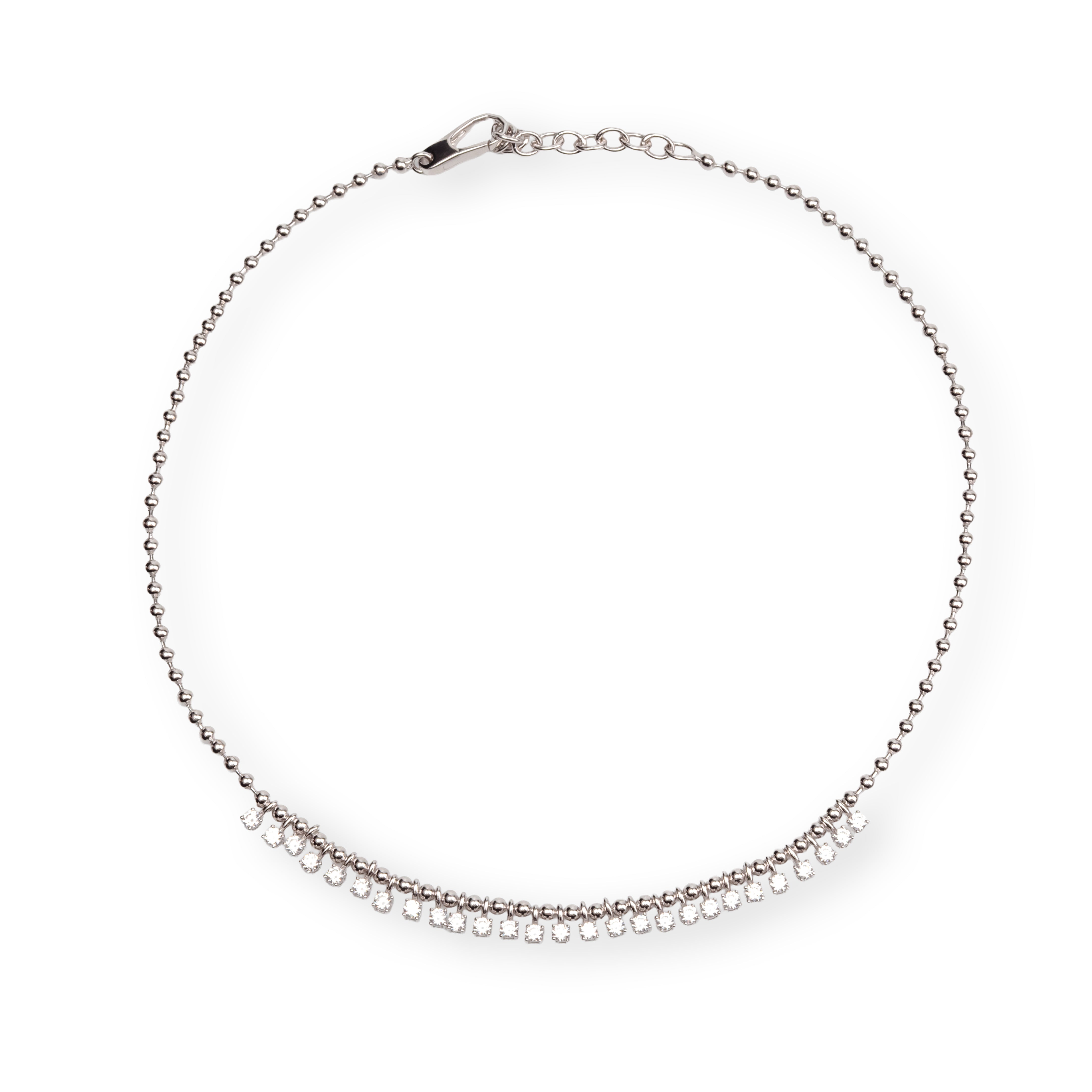 Silver Sparkling Necklace