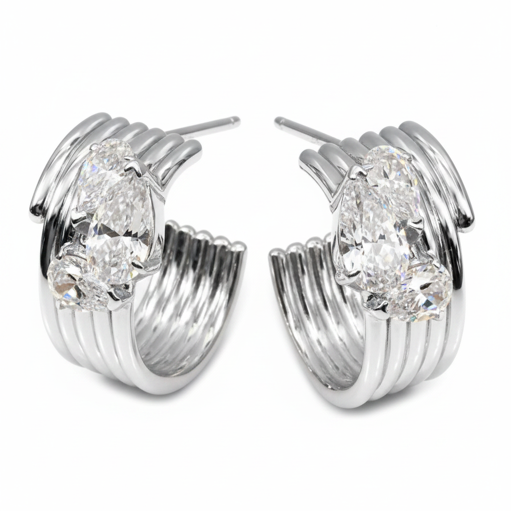 Multi-Row Ribbed Hoops