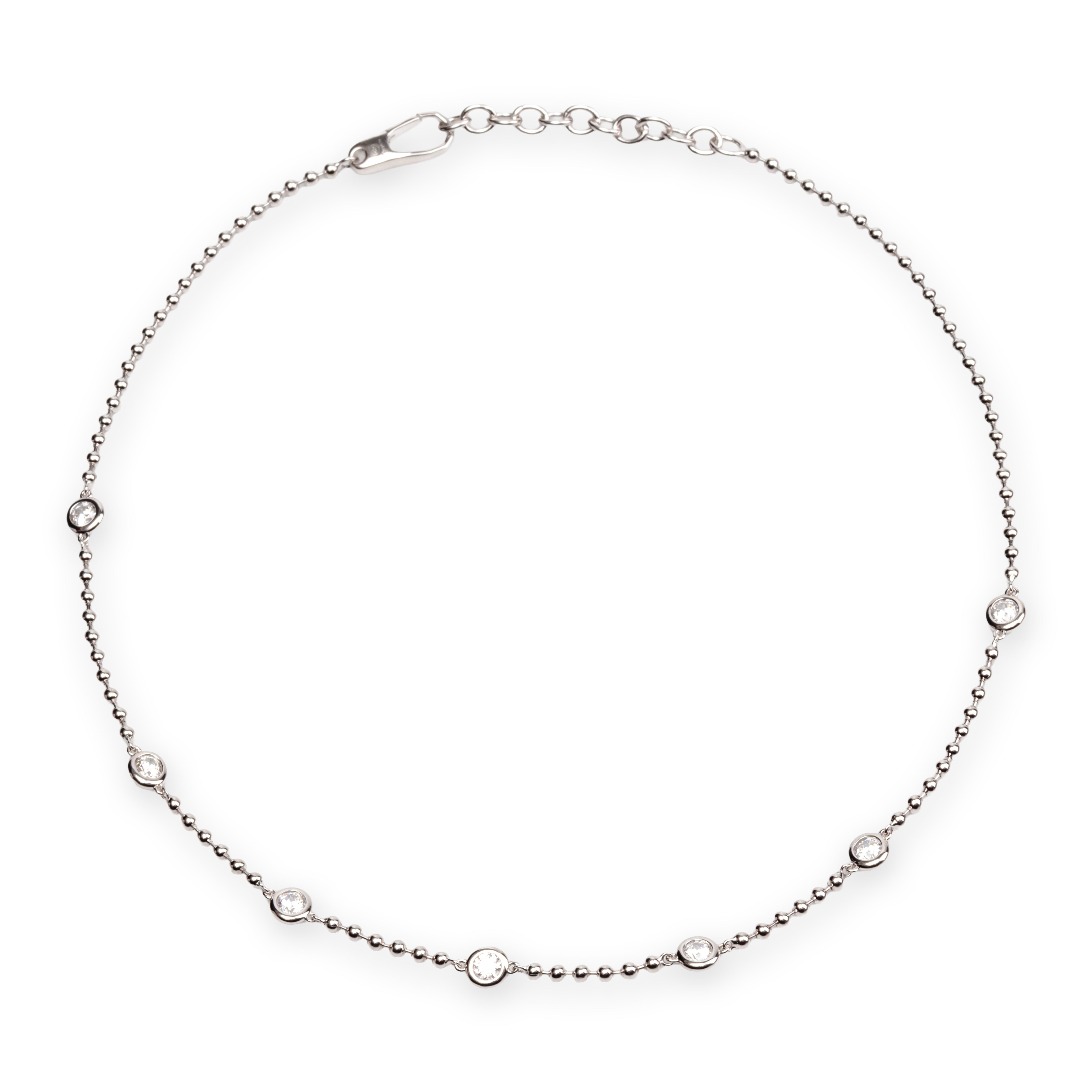 Silver Radiant Round Necklace