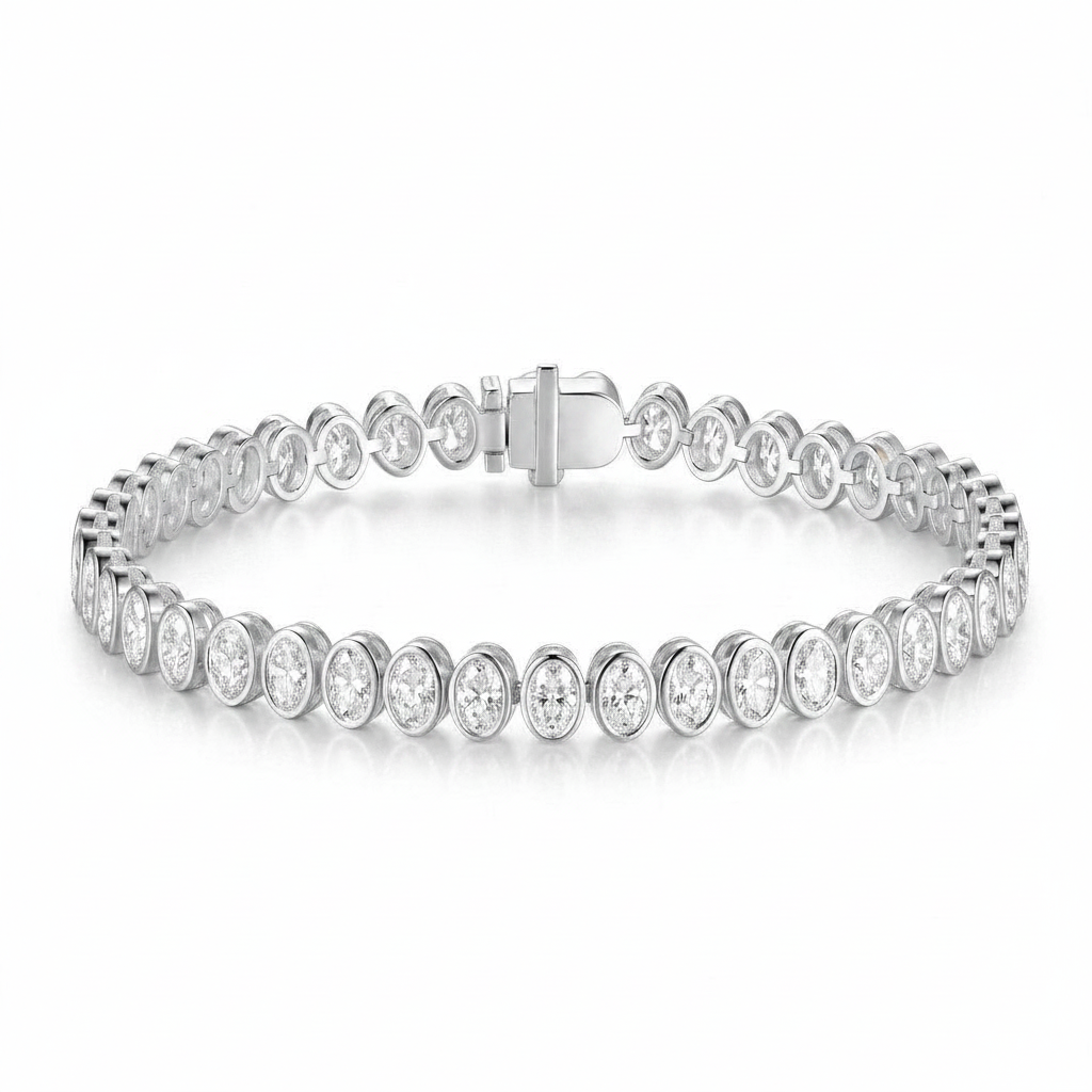 Oval Bezel Bracelet