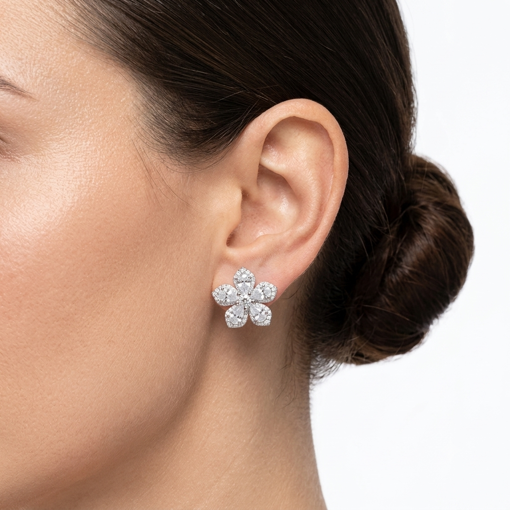 Arctic Bloom Earrings