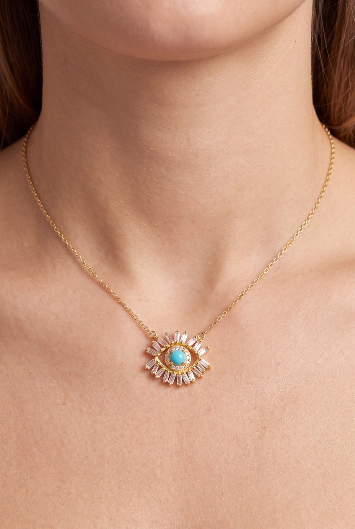 Azure Sentinel Pendant Good Eye Collection by Natkina