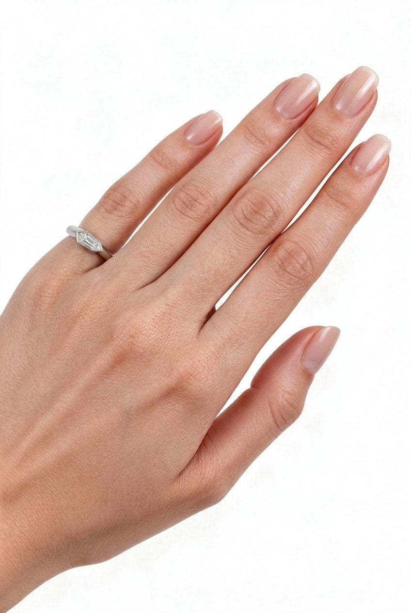 Anello Minimalist Gold Trapezoid