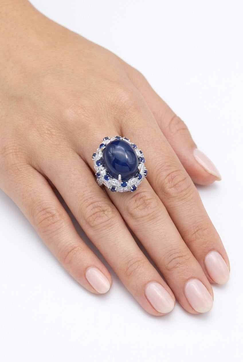 Sapphire Bloom Ring