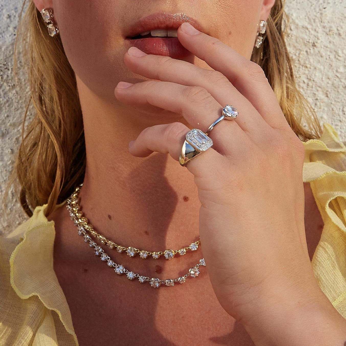 Emerald-Cut Empire Pinky Ring
