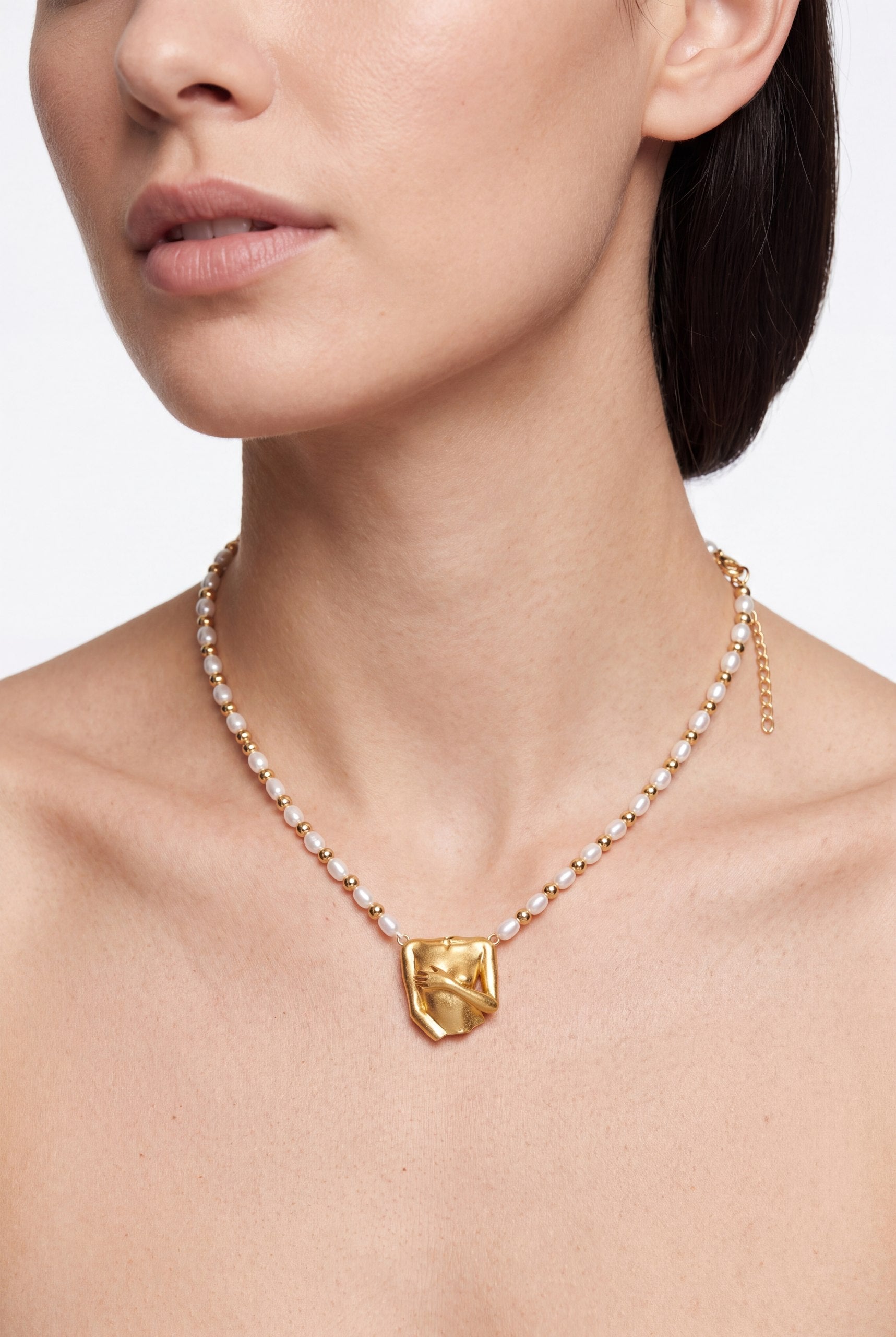 Venus' Body Silver Necklace Body Shape Collection