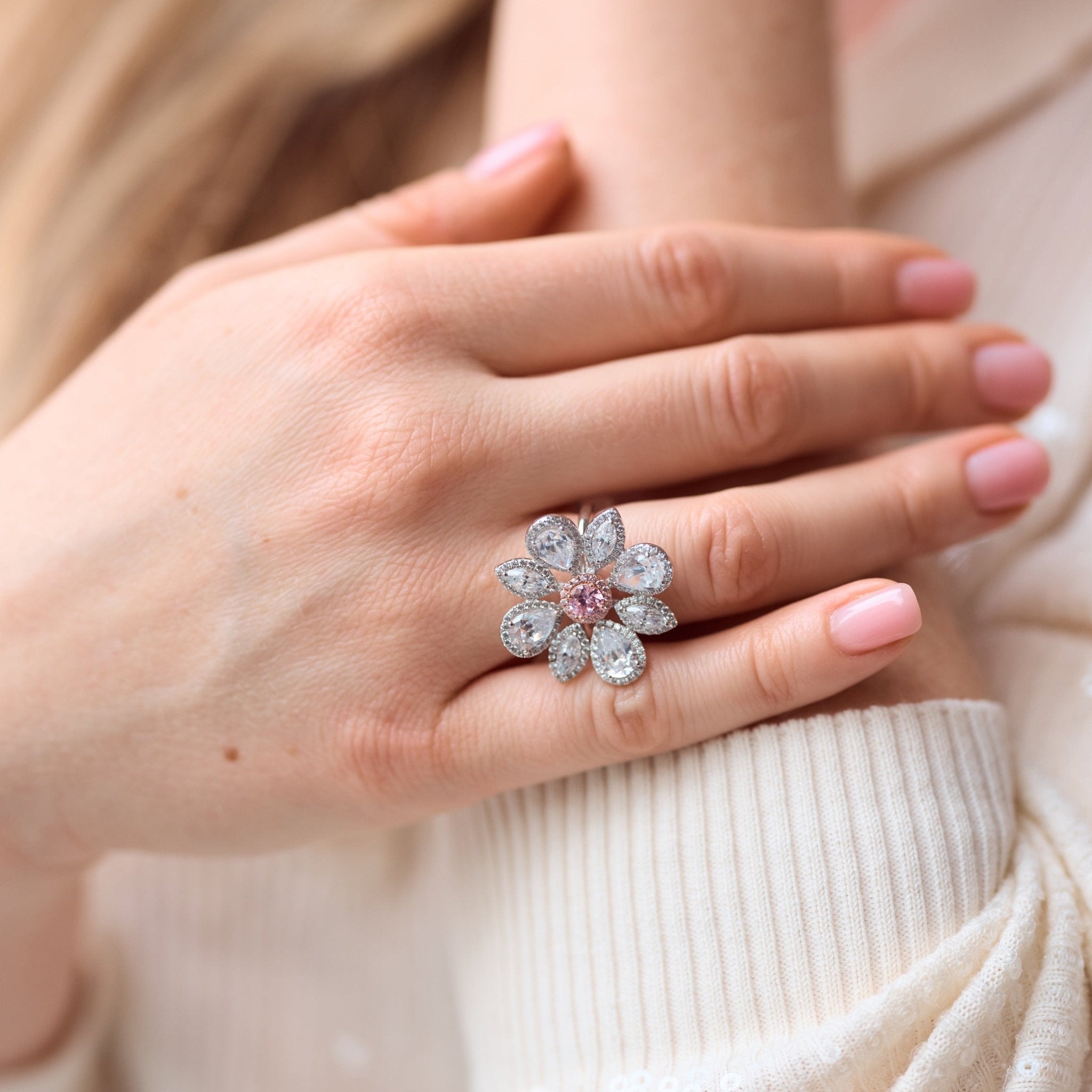 Admirable Flower Ring by Natkina