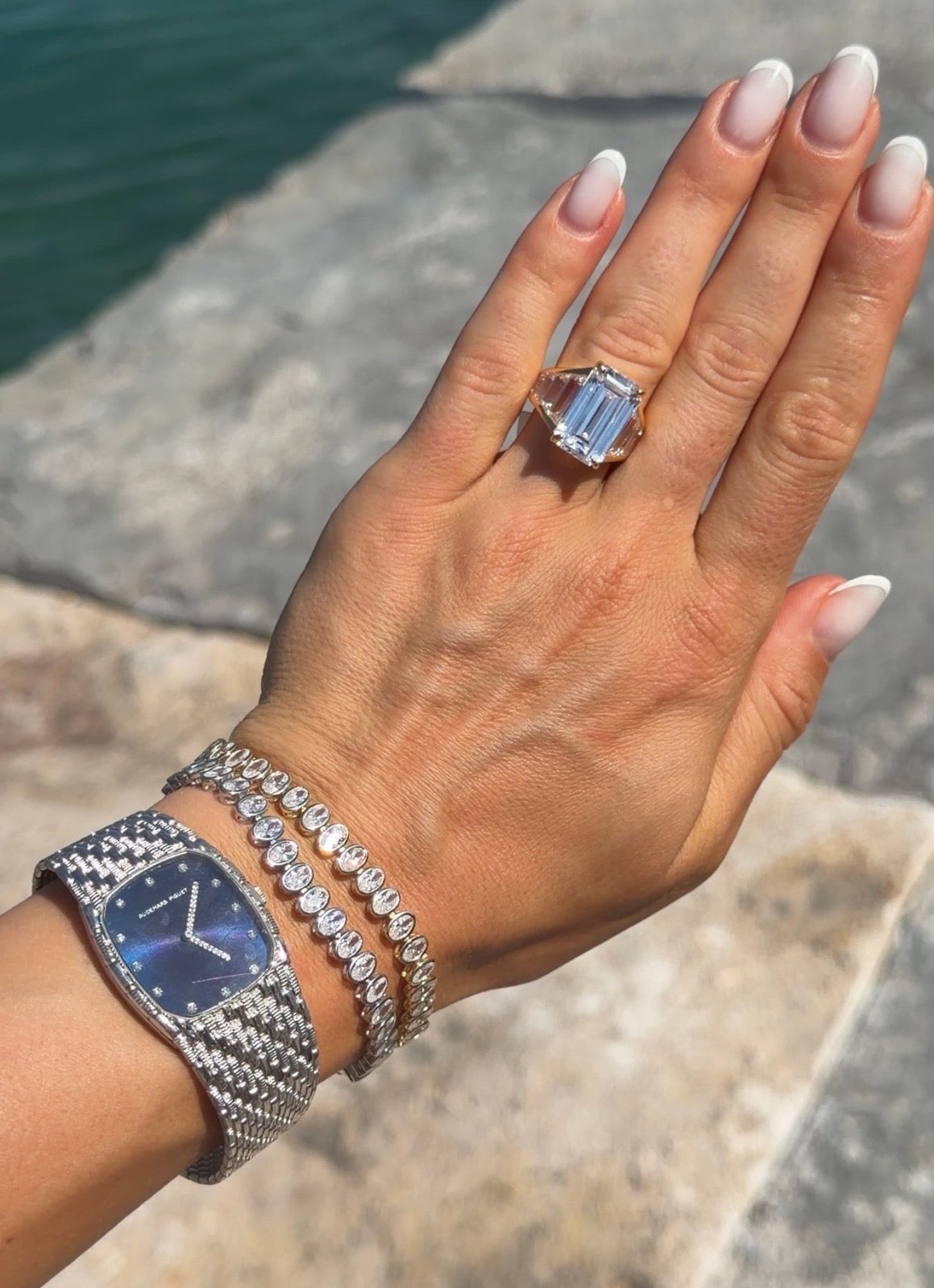 Angelina Jolie Inspired Engagement Ring Bigger size by Natkina