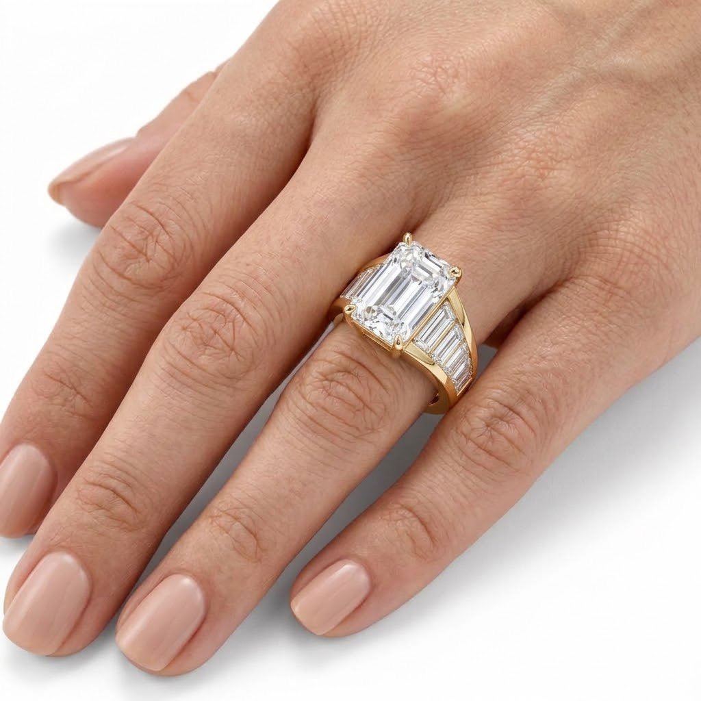 Angelina Jolie Inspired Engagement Ring Bigger size by Natkina