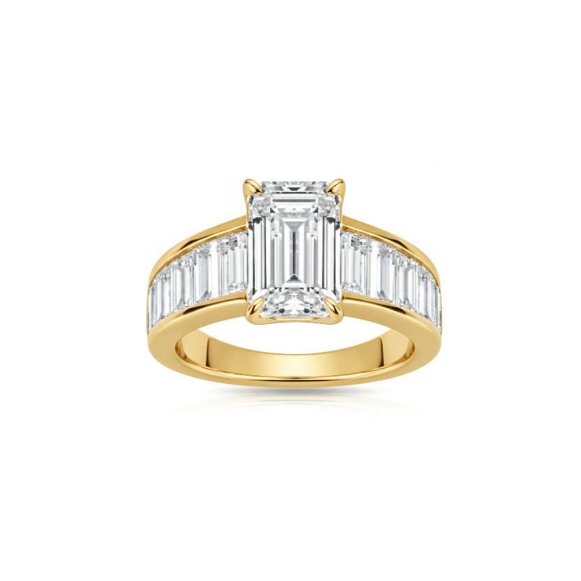 Angelina Jolie Inspired Engagement Ring Original Size by Natkina
