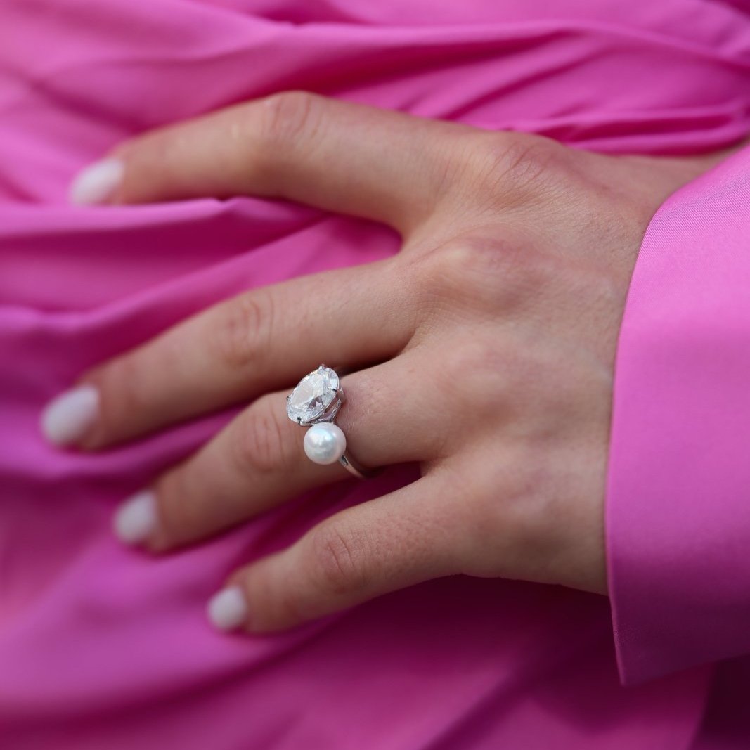 Ariana Grande Inspired Engagement Ring by Natkina