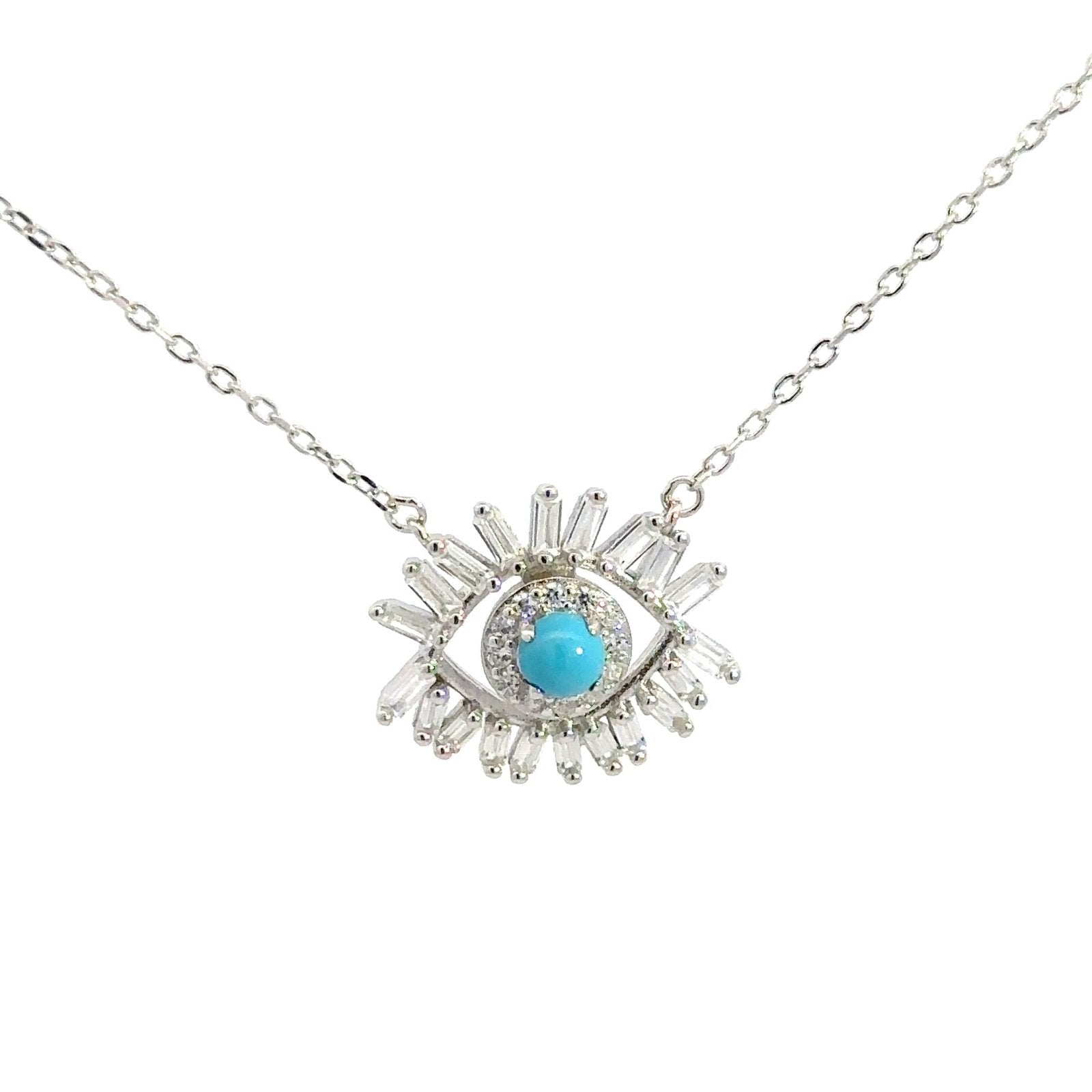 Azure Sentinel Pendant Evil Eye Collection by Natkina by Natkina