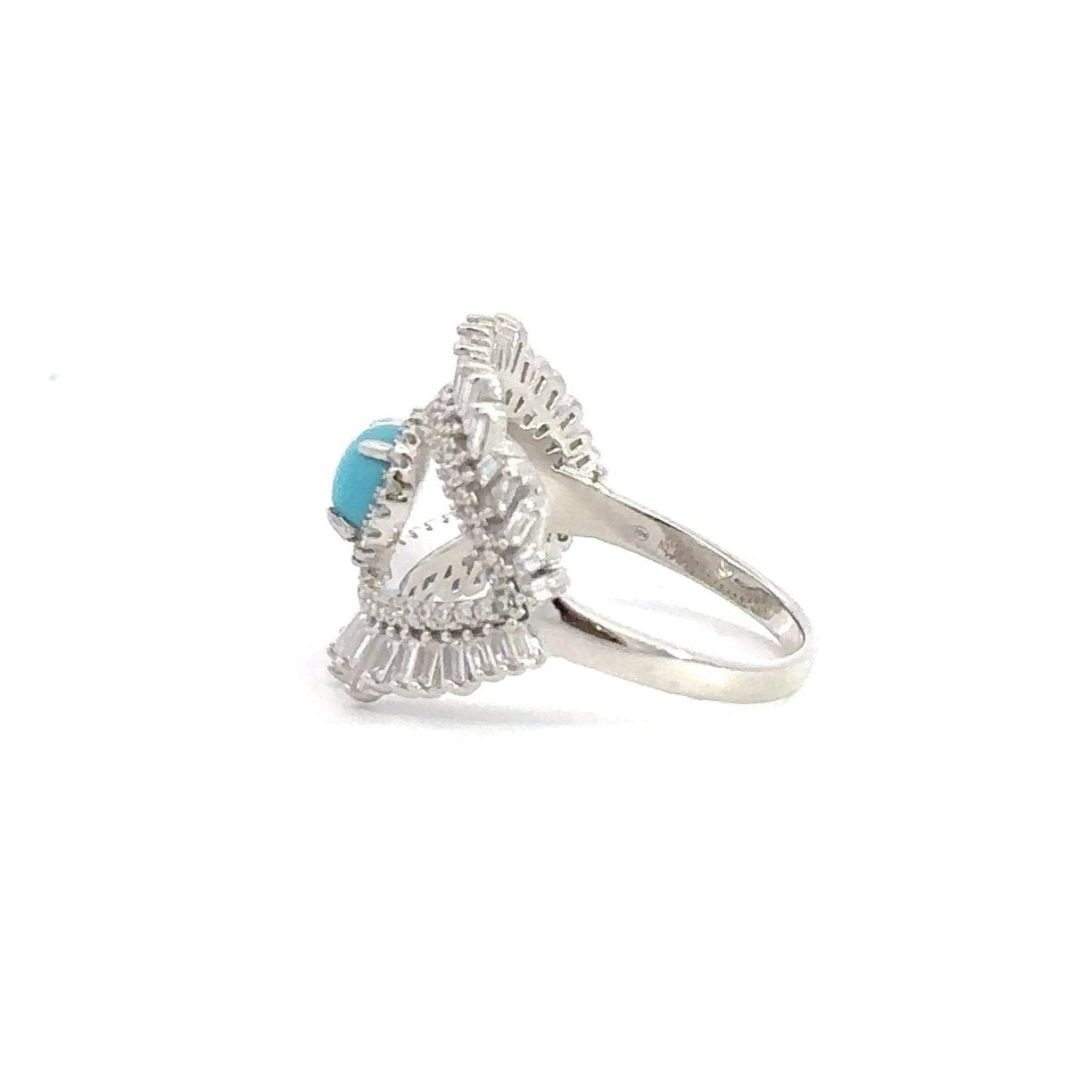 Azure Sentinel Ring Evil Eye Collection by Natkina by Natkina