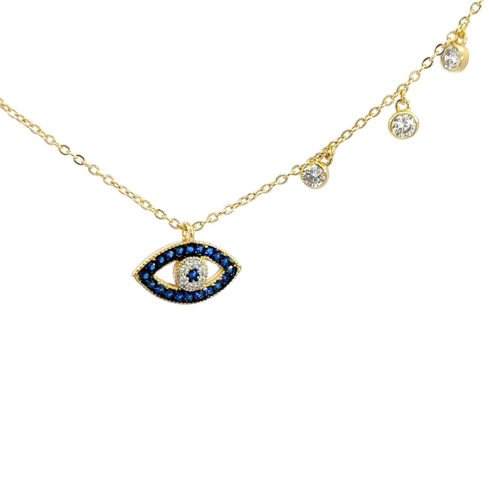 Azure Vigilance Pendent Evil Eye Collection by Natkina by Natkina