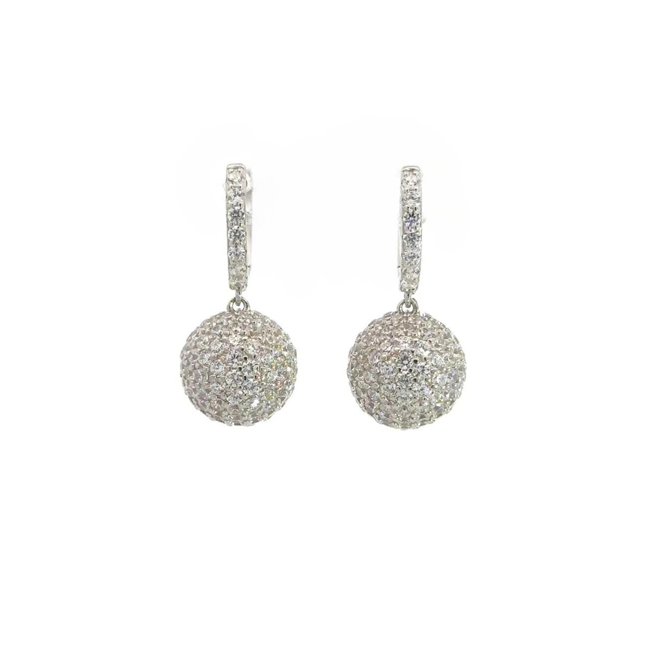 Black and White Galaxy Silver Earrings by Natkina