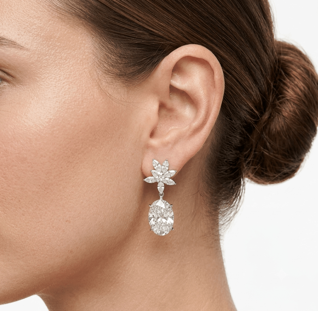 Blooming Silver Earrings by Natkina