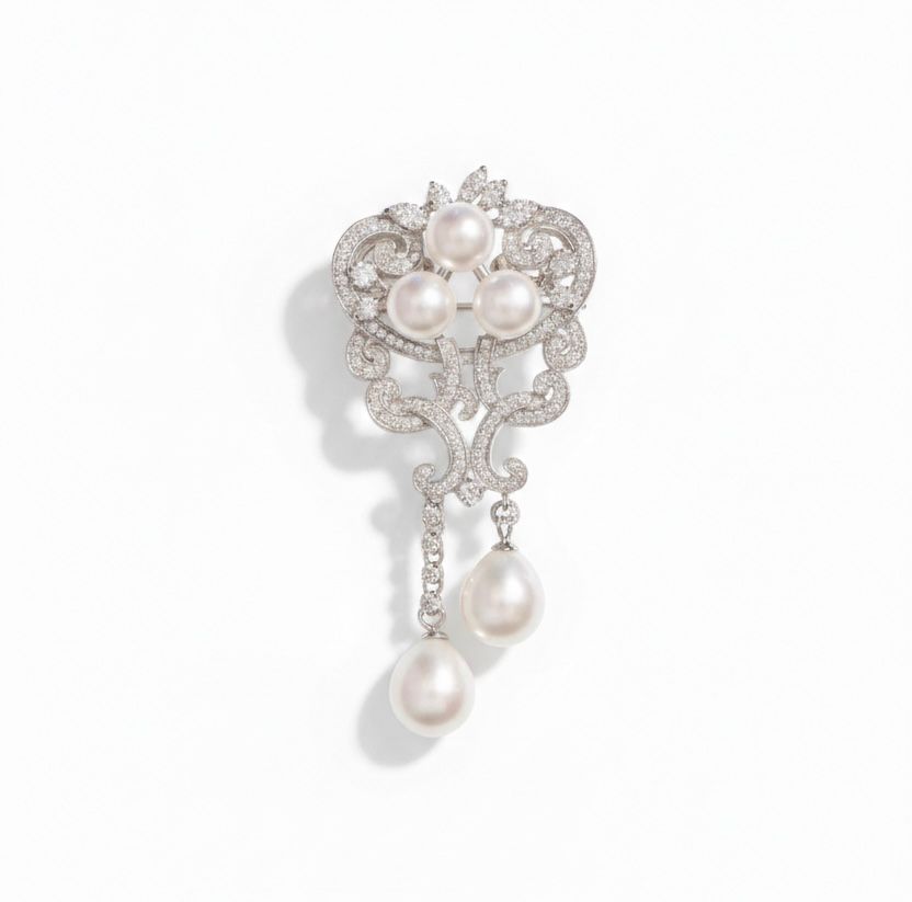 Brilliant Fusion Brooch by Natkina