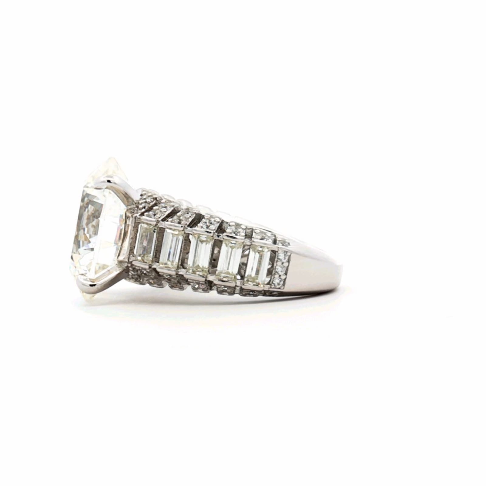 Brilliant Silver Ring by Natkina
