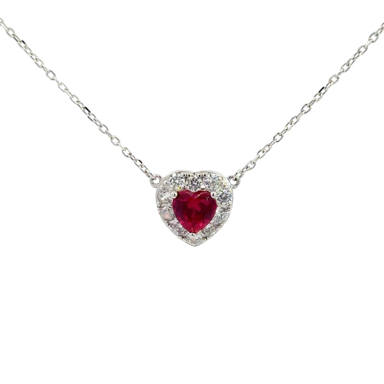 Chic Heart Silver Necklace by Natkina