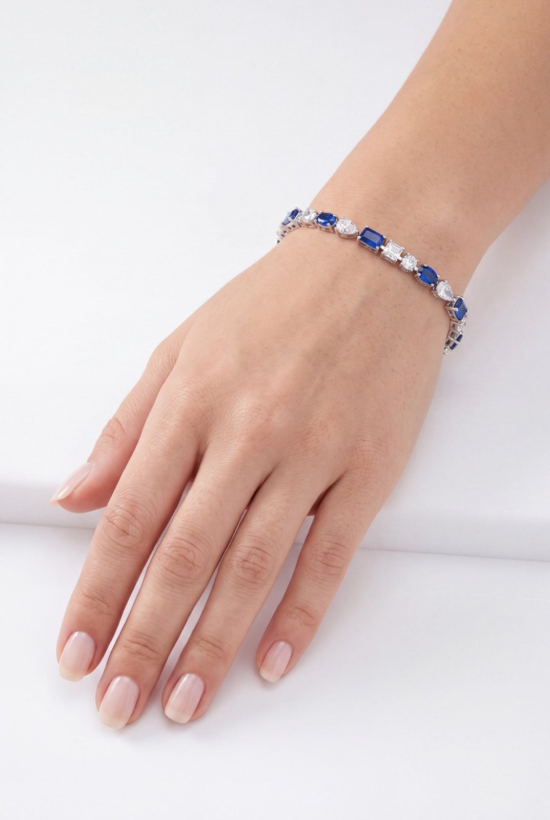 Chic Tennis Silver Bracelet by Natkina
