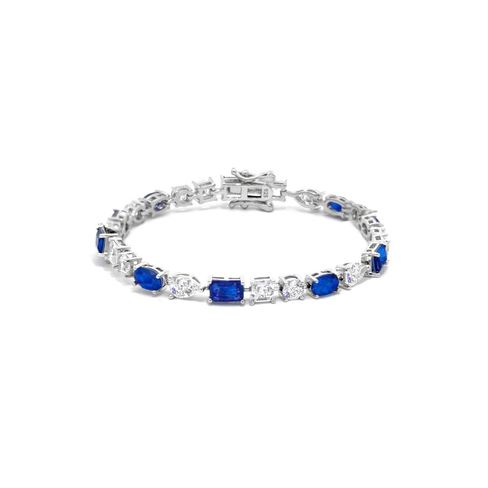Chic Tennis Silver Bracelet by Natkina
