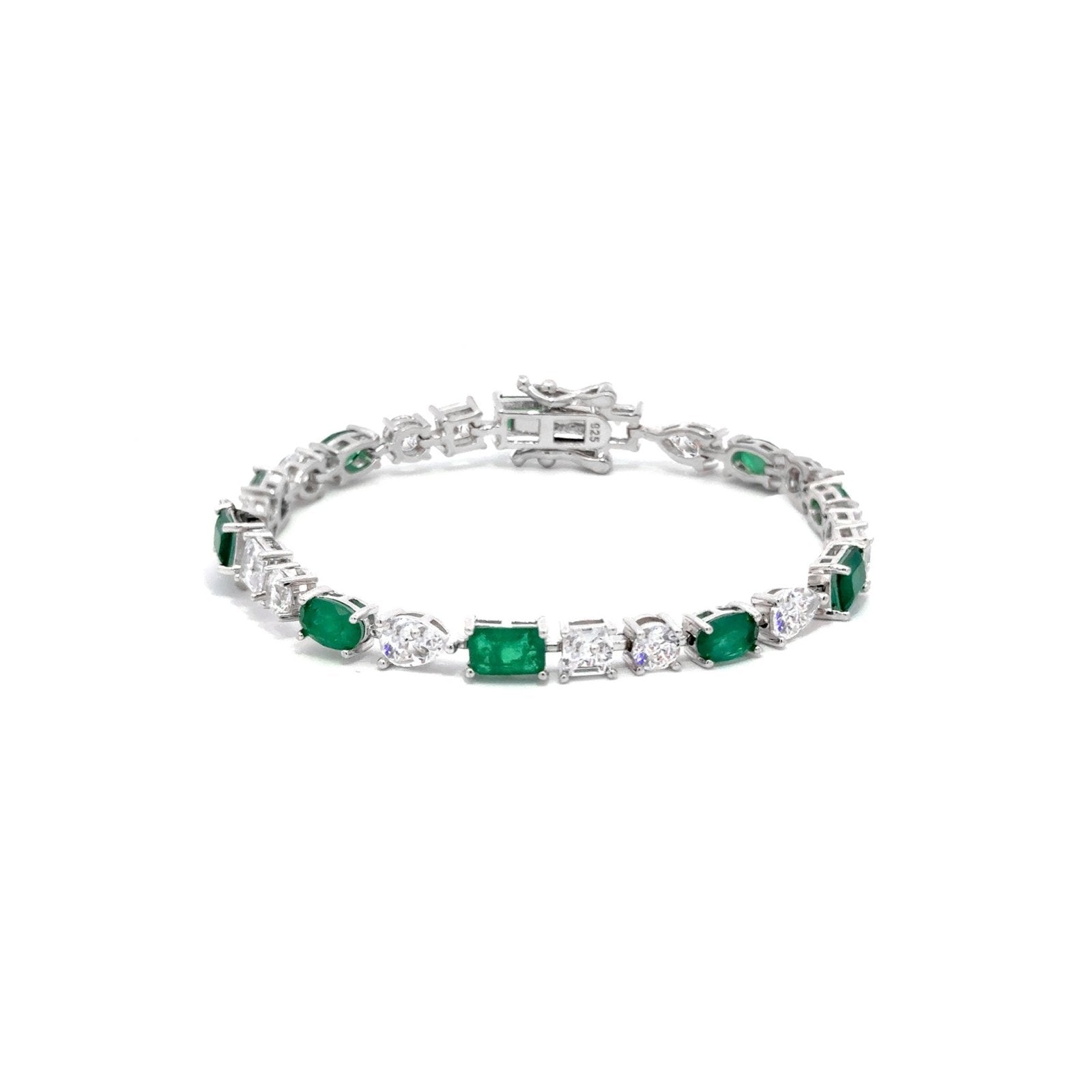 Chic Tennis Silver Bracelet by Natkina