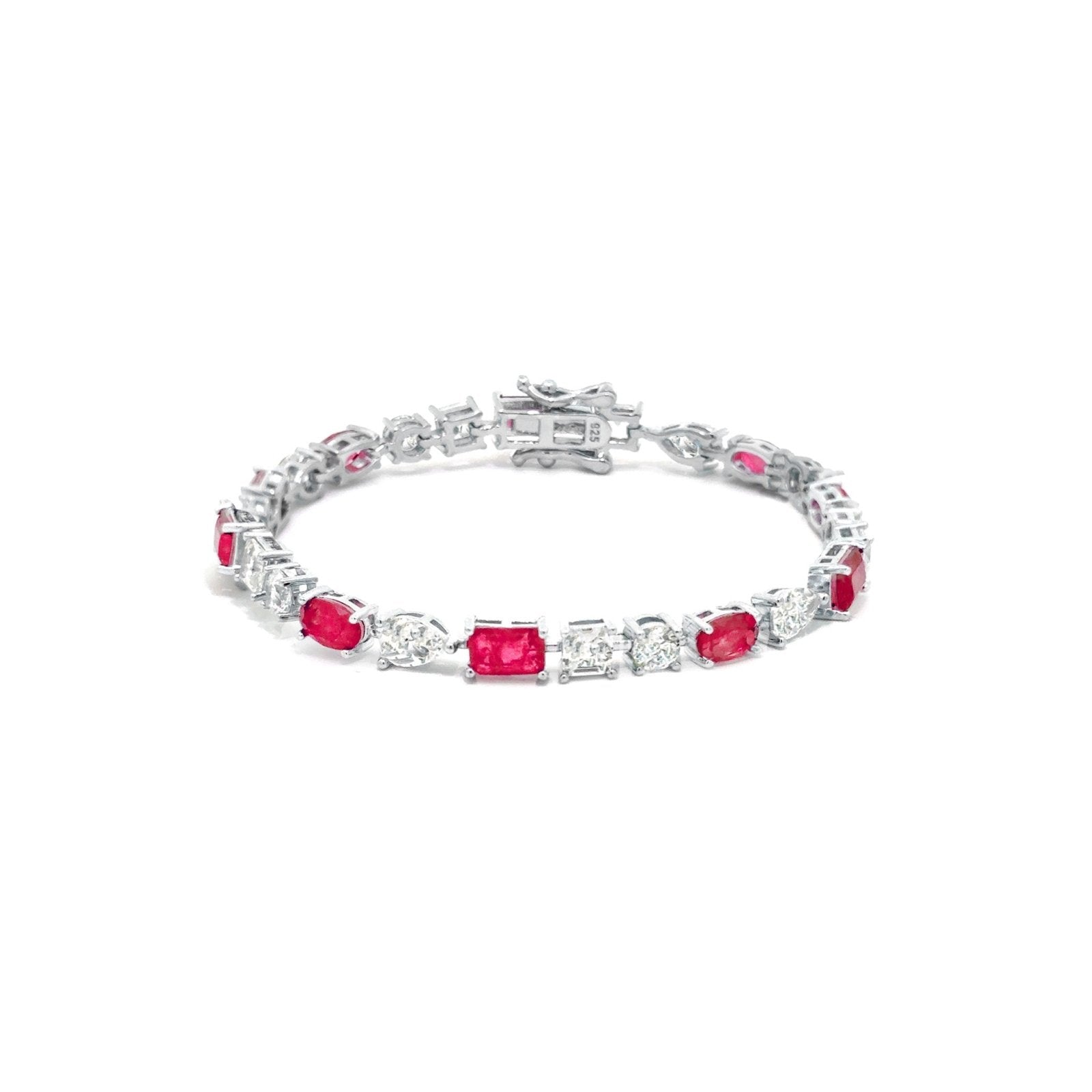 Chic Tennis Silver Bracelet by Natkina