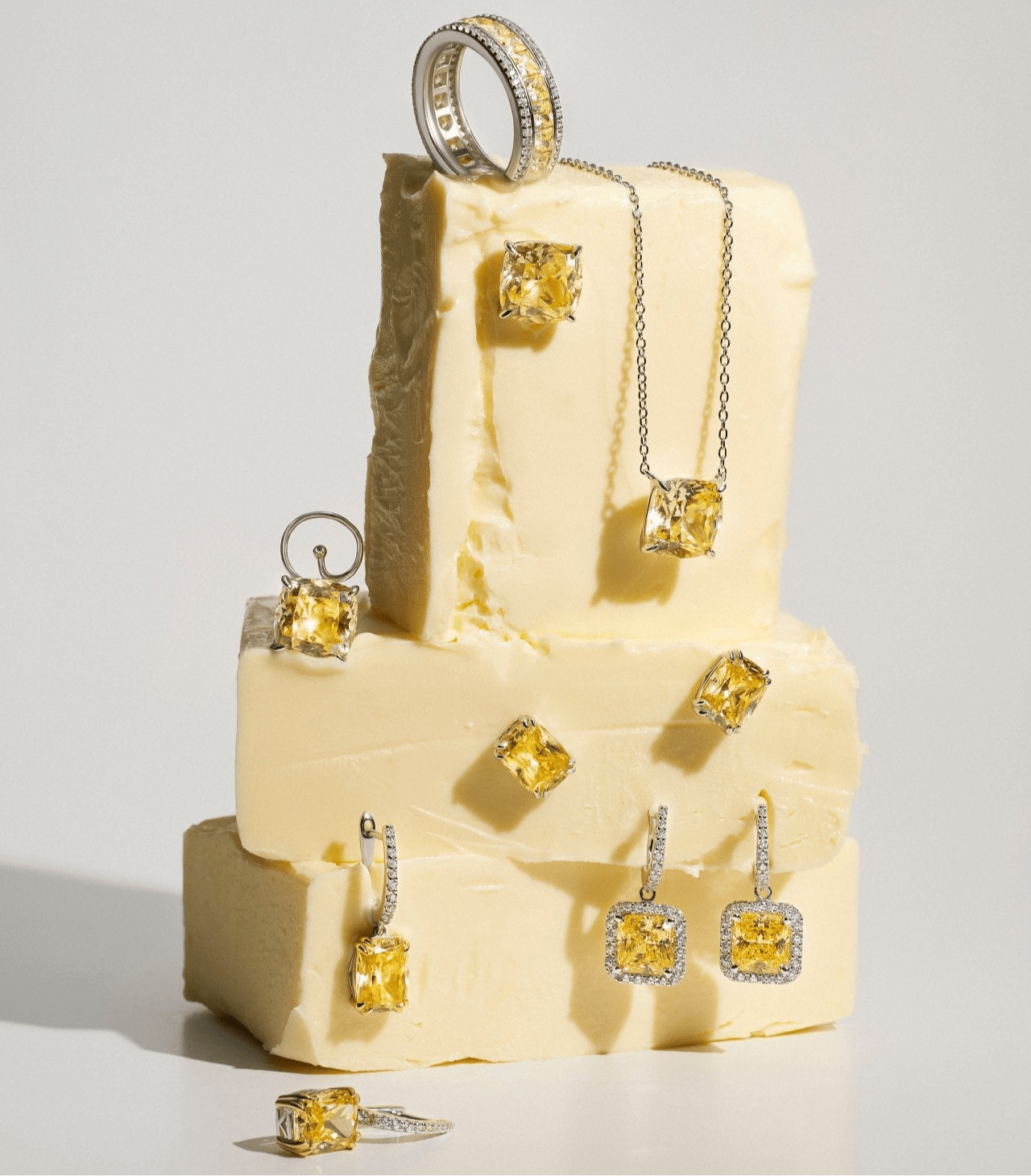 Classic Cushion Cut Studs by Natkina