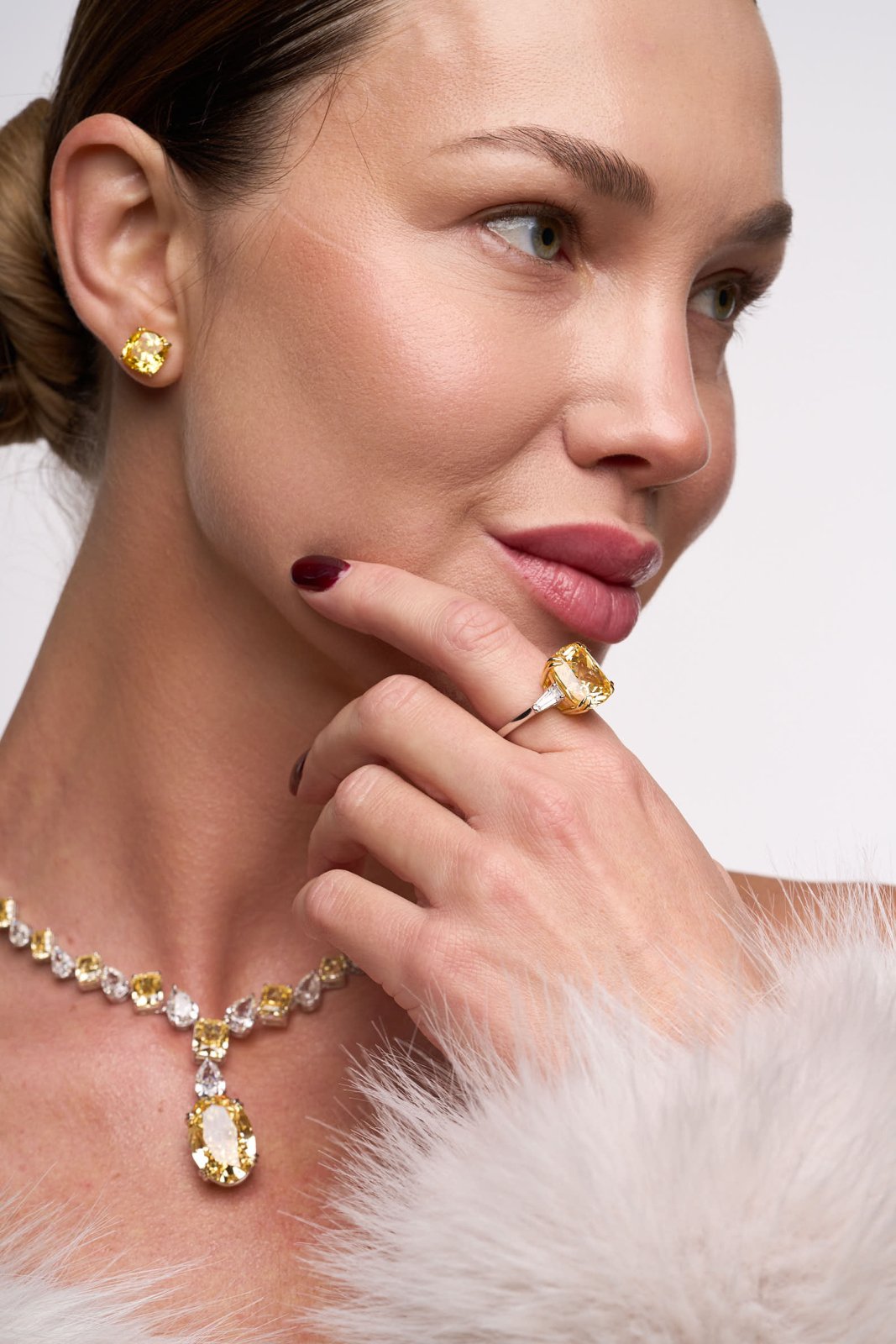 Classic Cushion Cut Studs by Natkina