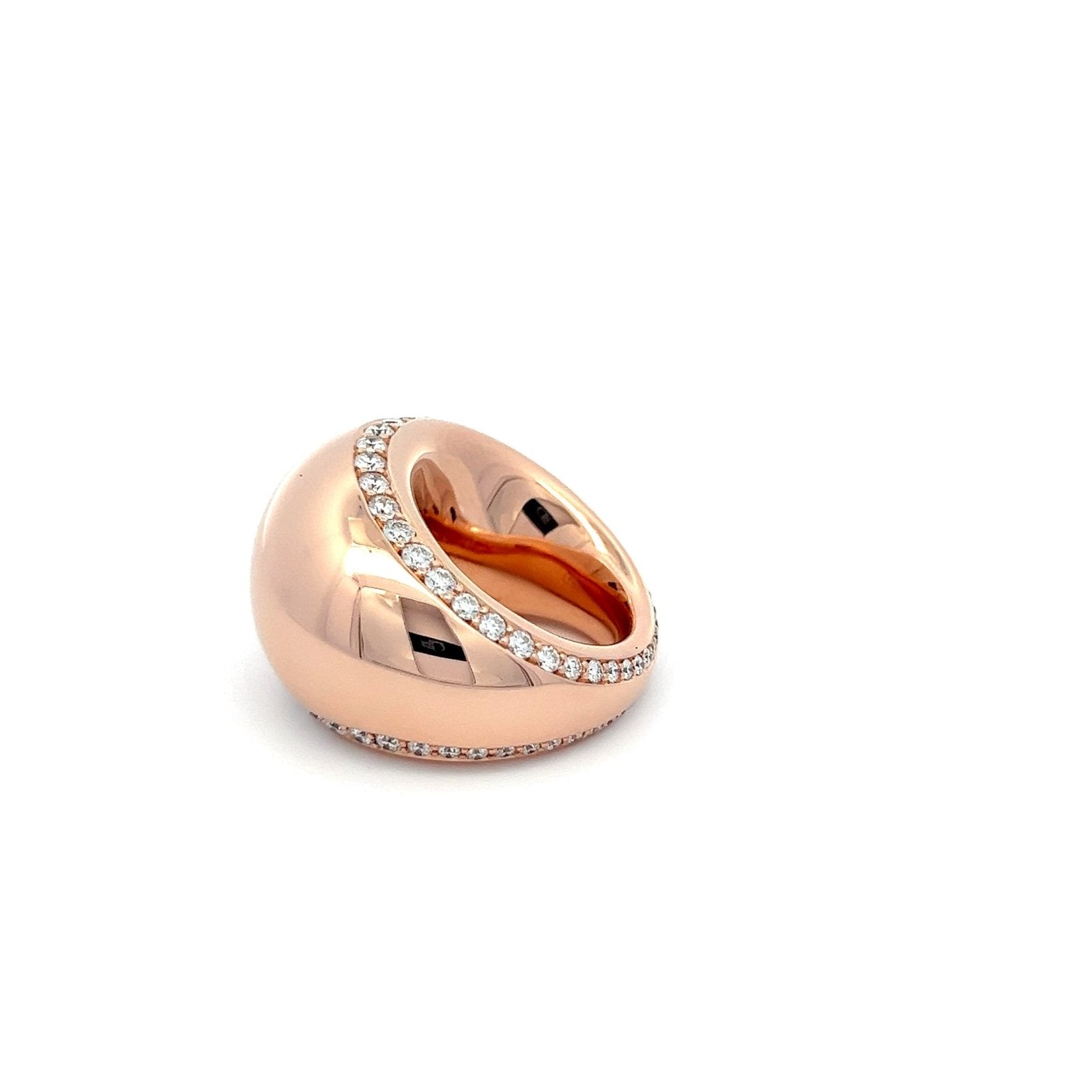 Classic Diamond 18K Rose Gold Exclusive Ring by Natkina