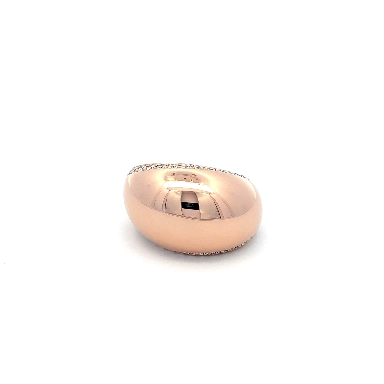Classic Diamond 18K Rose Gold Exclusive Ring by Natkina