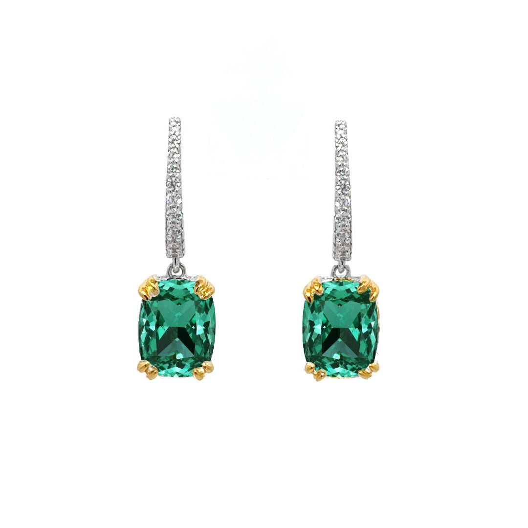 Classic Oval-Cut Leverback Drop Earrings by Natkina