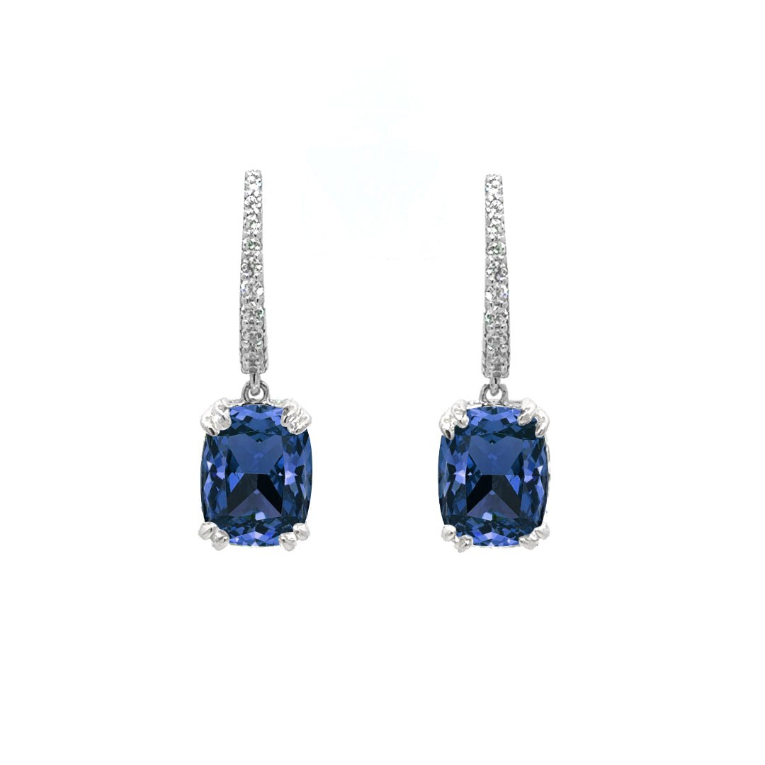 Classic Oval-Cut Leverback Drop Earrings by Natkina