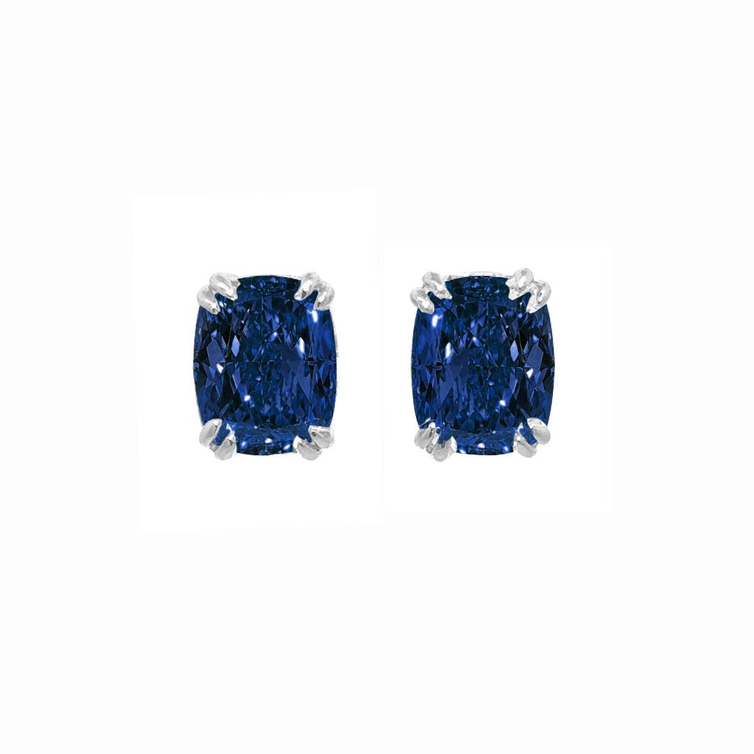 Classic Oval-Cut Solitaire Stud Earrings by Natkina