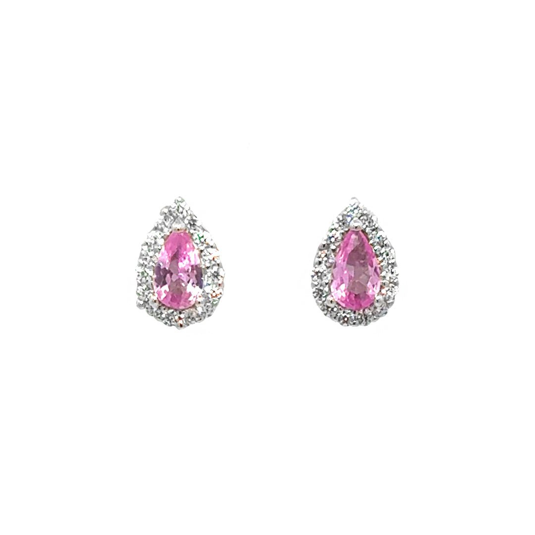 Classic Pear Silver Studs Earrings by Natkina