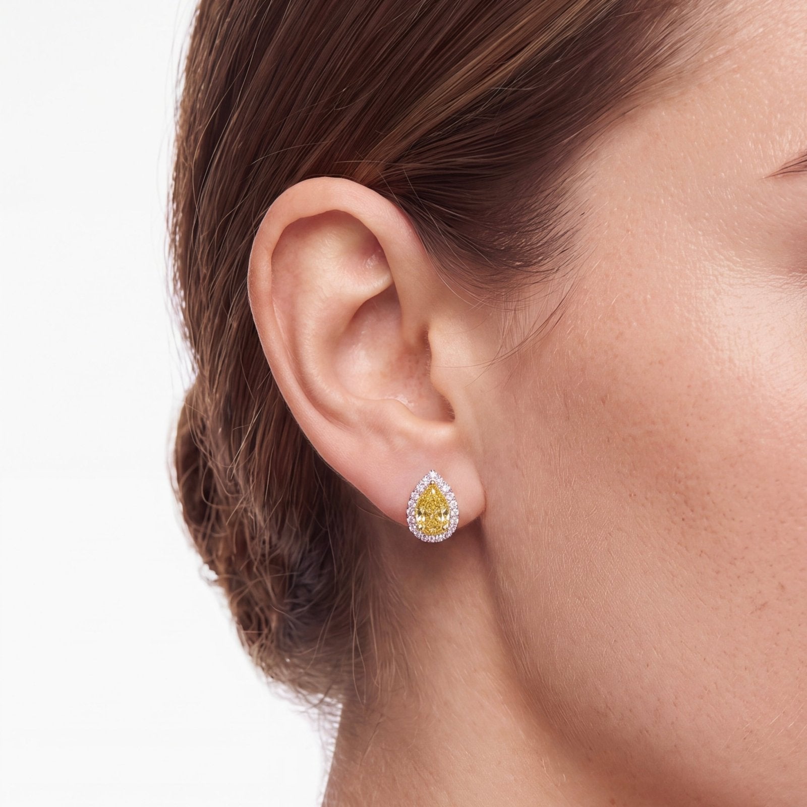 Classic Pear Studs by Natkina