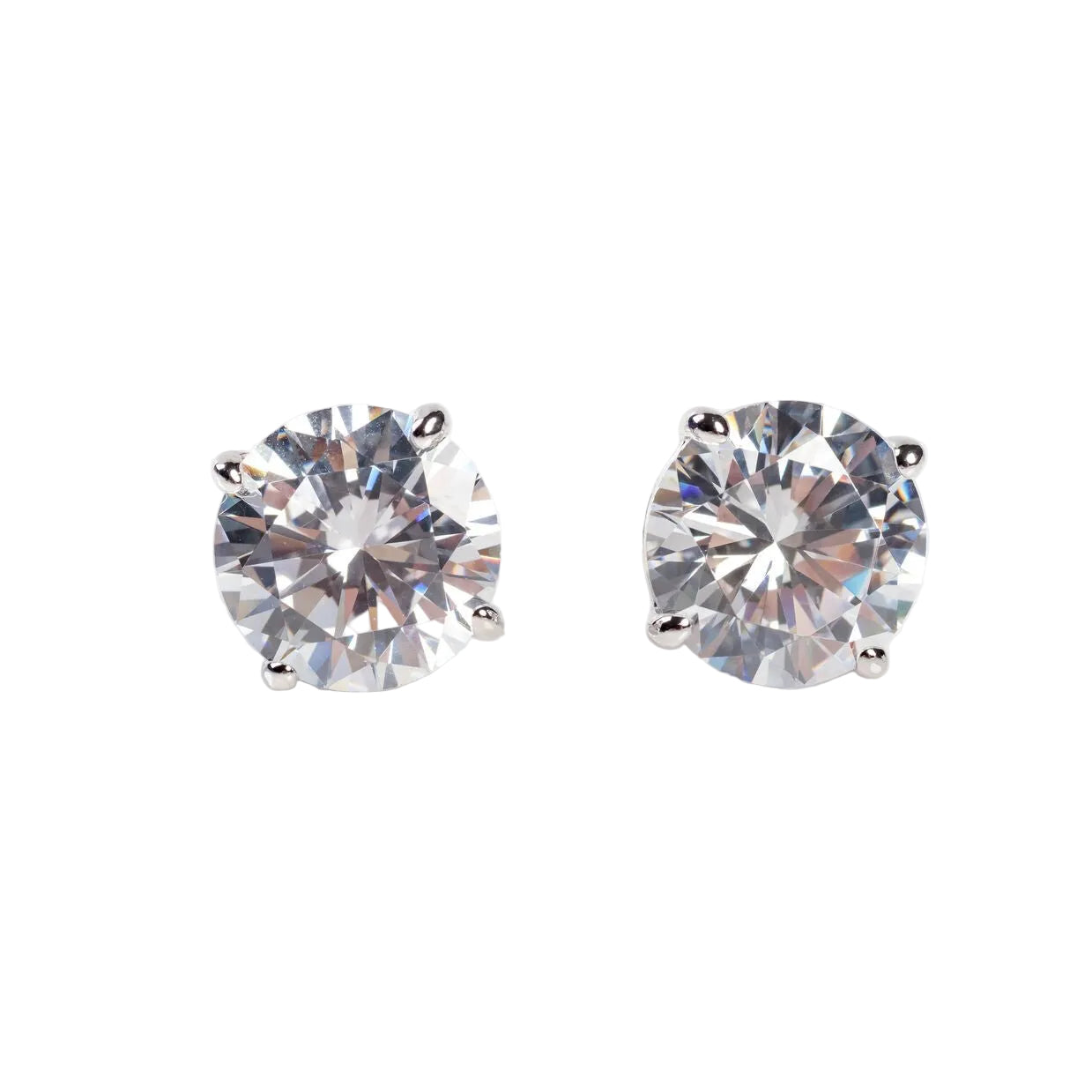Classic Round Studs Silver Earrings by Natkina
