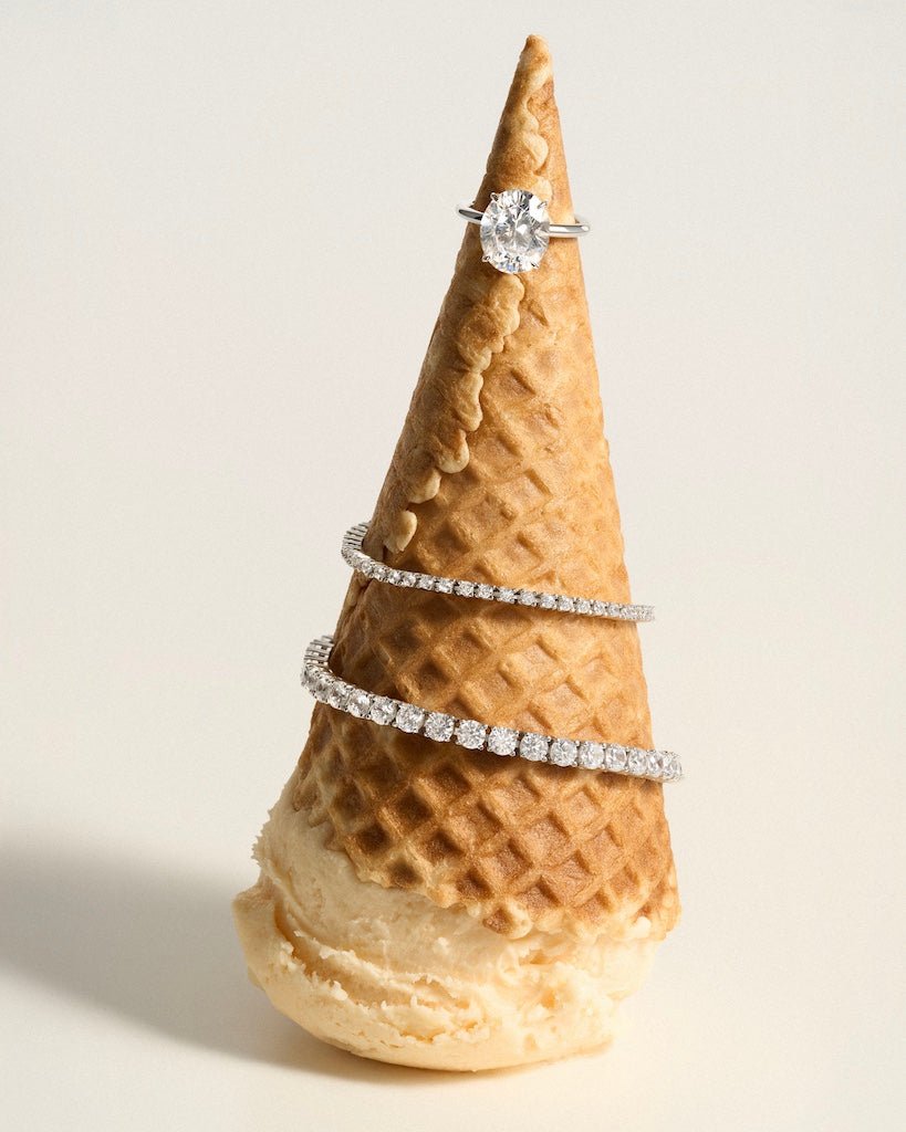 Classic Silver Tennis Bracelet by Natkina