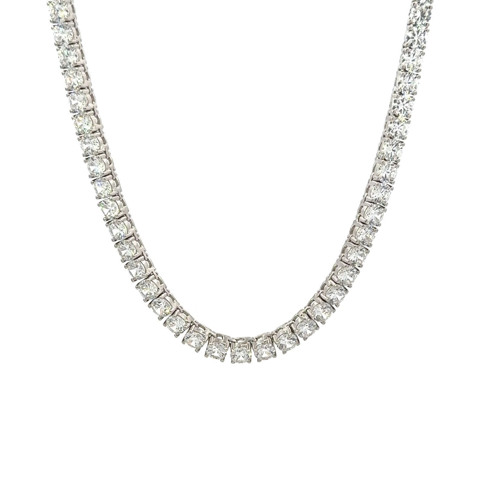Classic Tennis Silver Choker 4 mm by Natkina