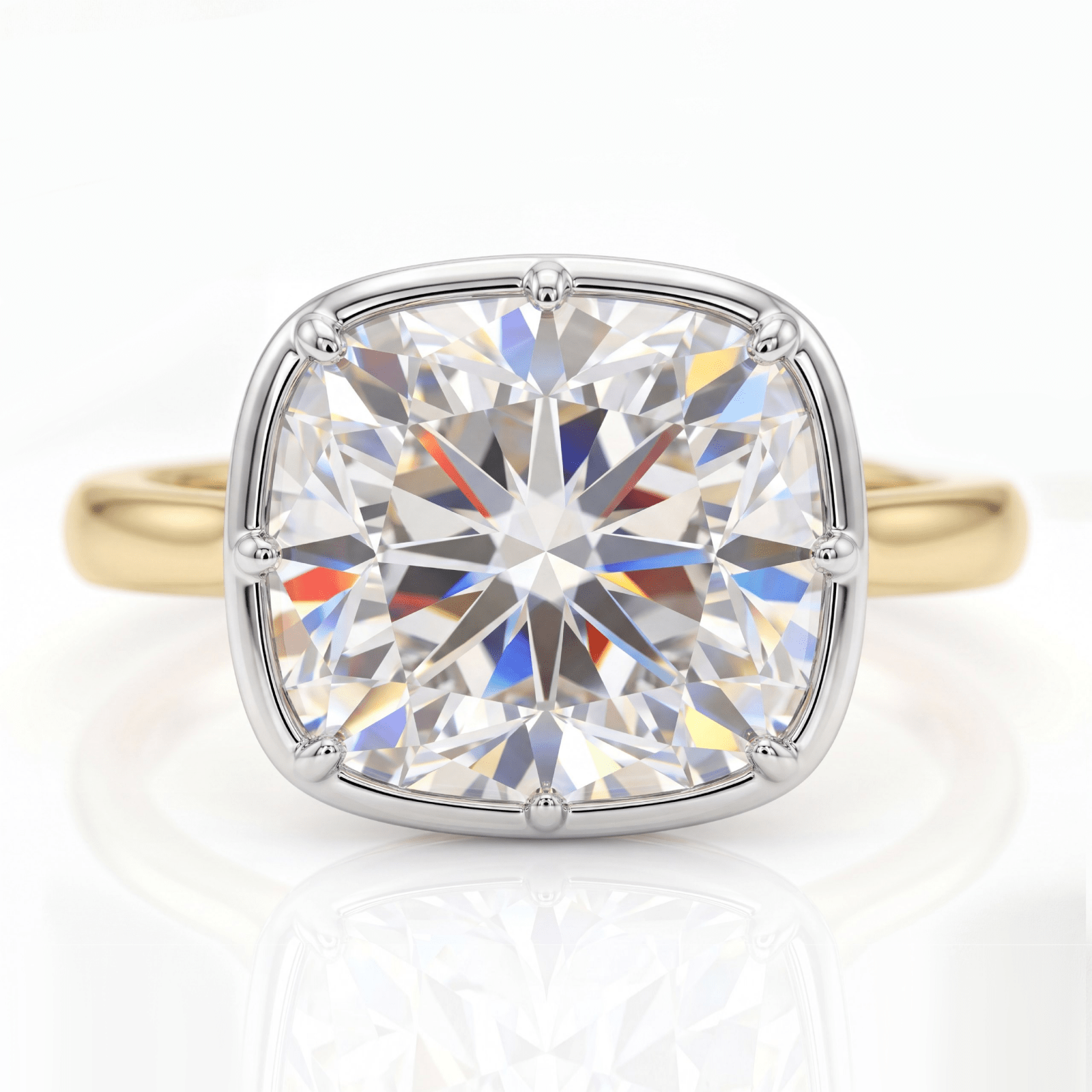 Cushion Cut Solitaire Ring by Natkina