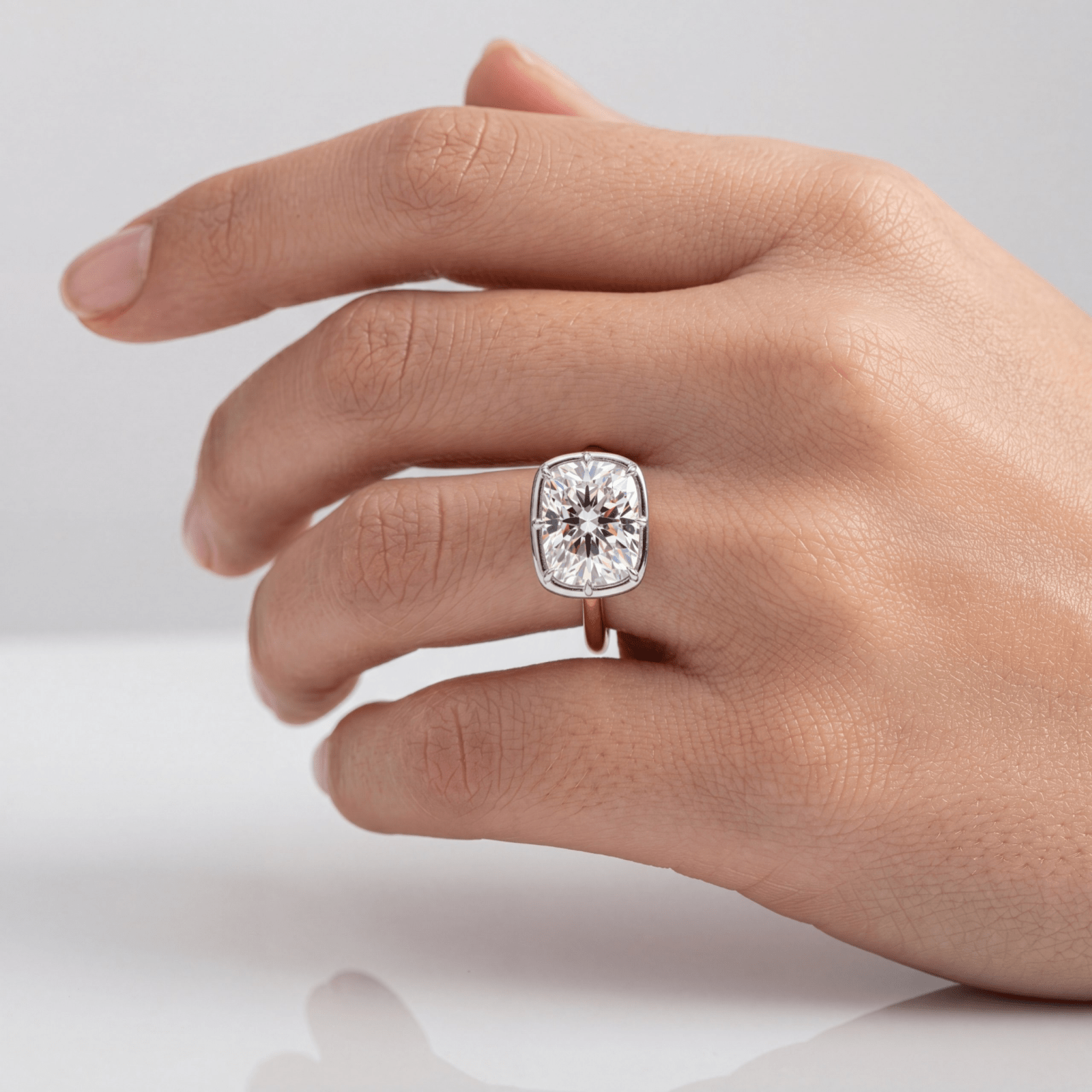 Cushion Cut Solitaire Ring by Natkina