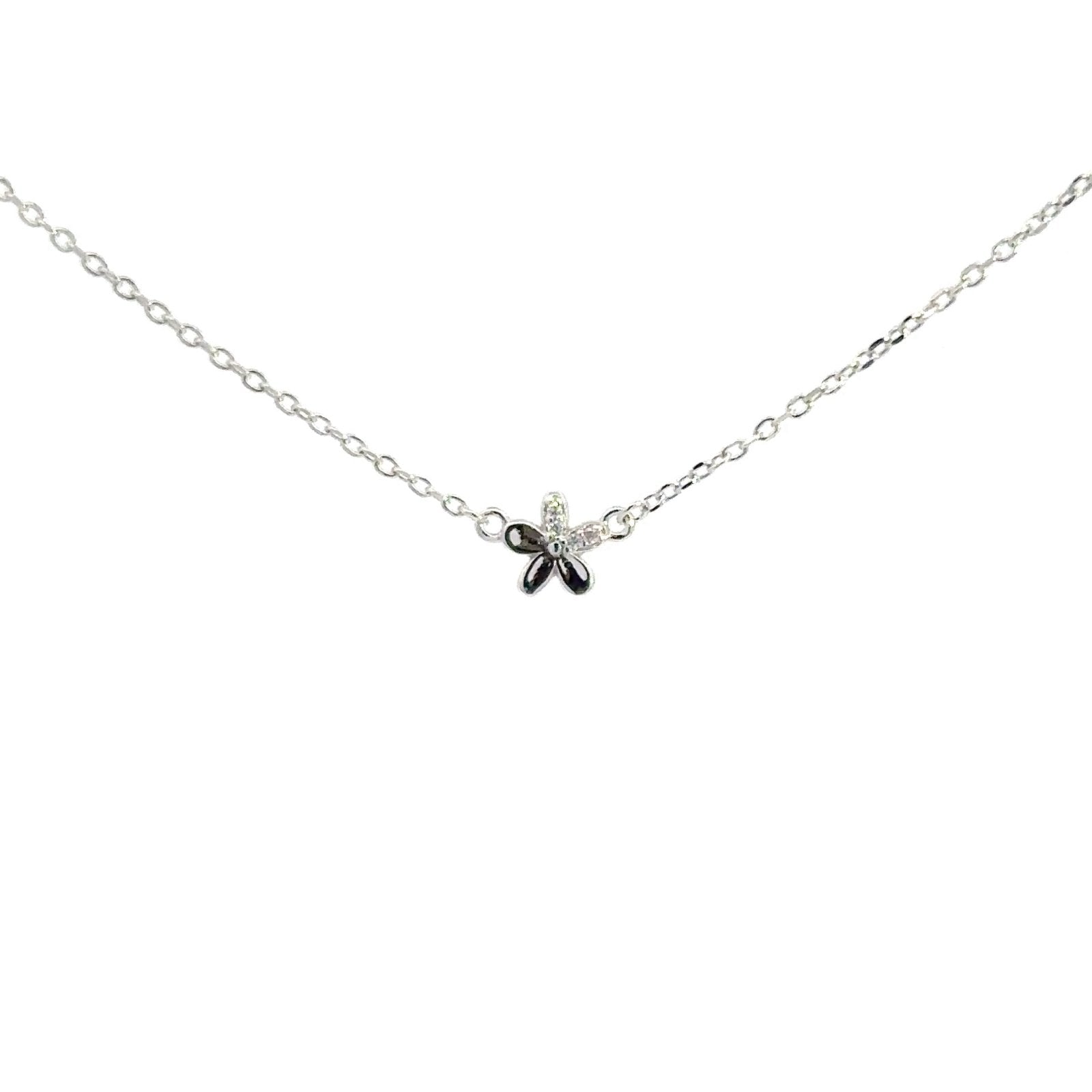 Daisy Silver Necklace by Natkina