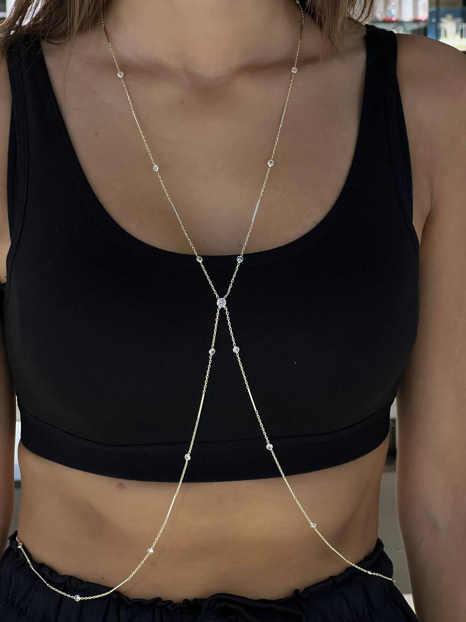 Enchanted Radiance Body Chain by Natkina