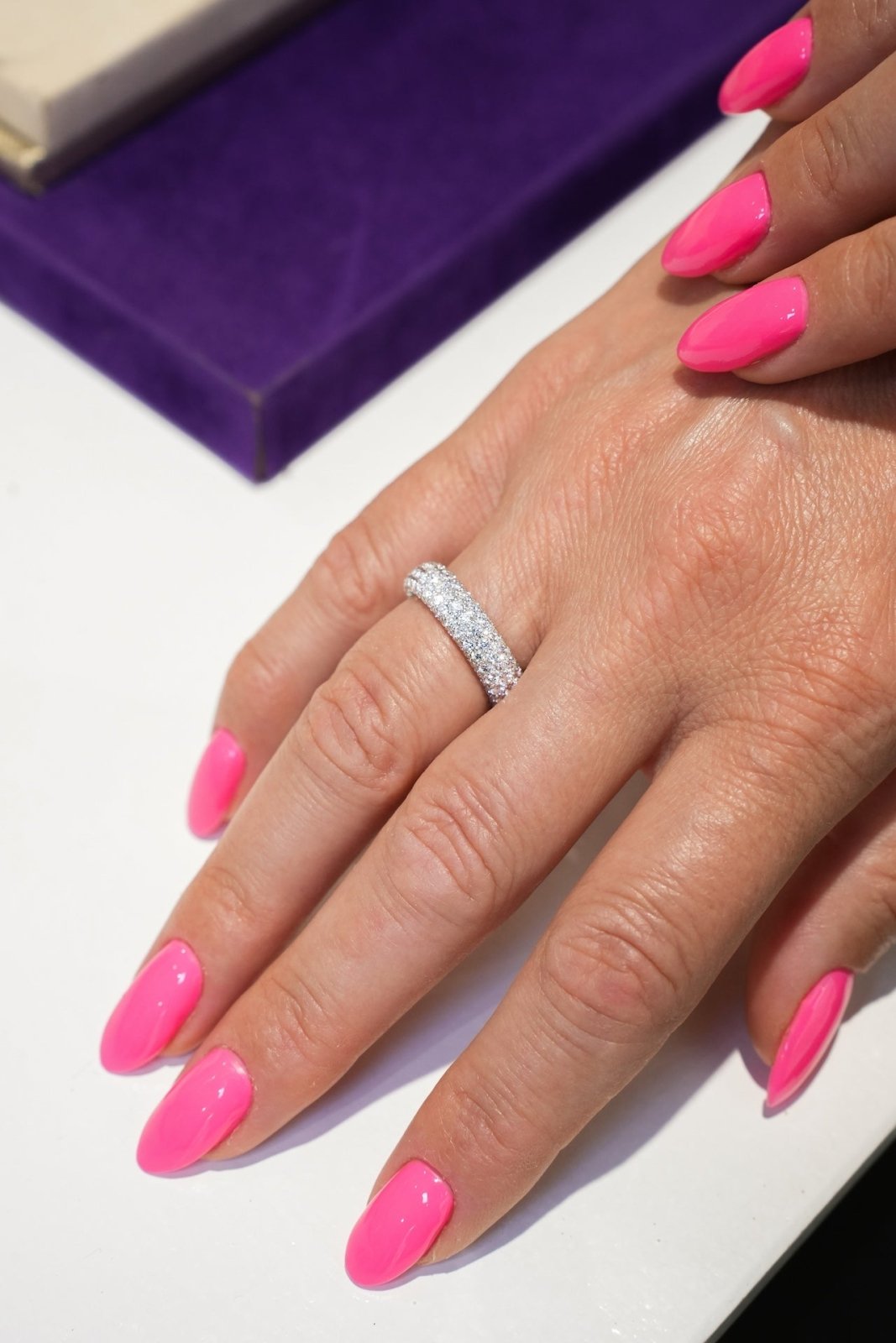 Every Day Band Diamond 18K White Gold Exclusive Ring by Natkina